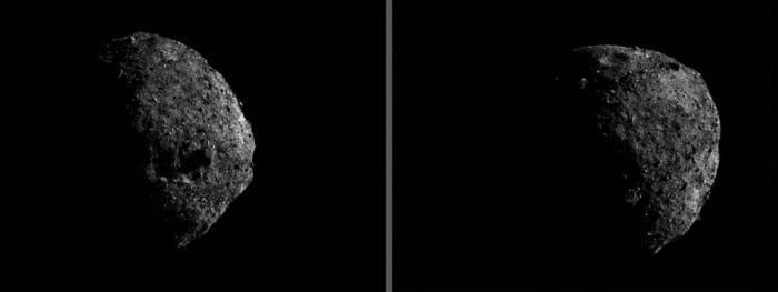 OSIRIS-Rex-ის კამერით დანახული ასტეროიდი ბენუ