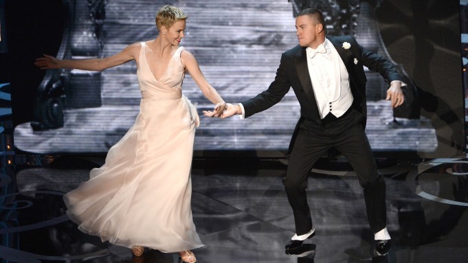 ჩარლიზ ტერონი და ჩენინგ ტატუმი 2013 წლის ოსკარებზე